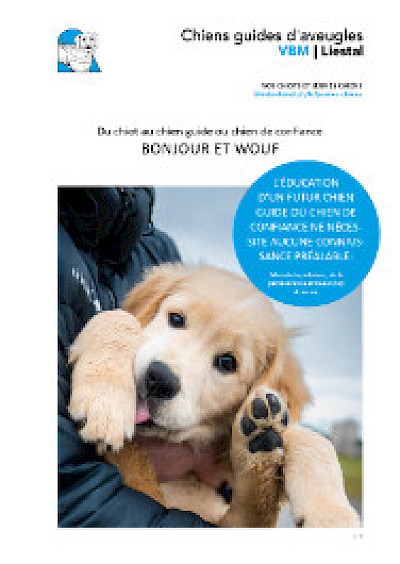 Cover brochure chiots et jeunes chiens